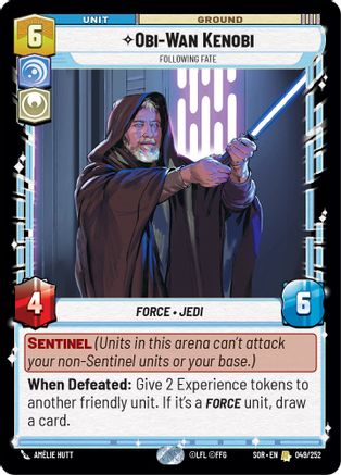 Obi-Wan Kenobi - Following Fate (049/252) - SOR - Rare