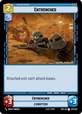 Entrenched (072/252) - SOR - Uncommon - Foil