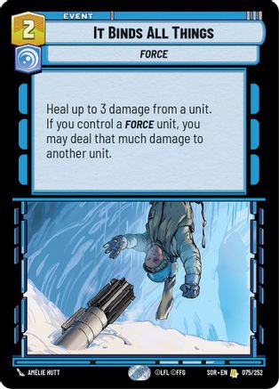 It Binds All Things (075/252) - SOR - Rare - Foil