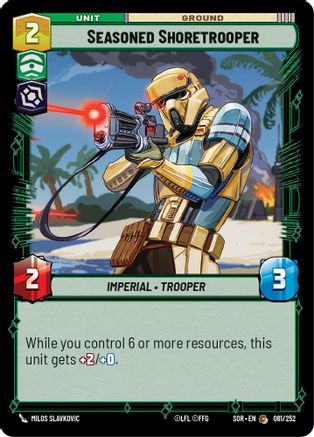 Seasoned Shoretrooper (081/252) - SOR - Common