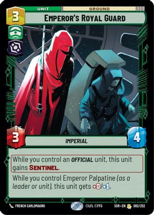 Emperor's Royal Guard (082/252) - SOR - Rare