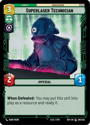 Superlaser Technician (083/252) - SOR - Common