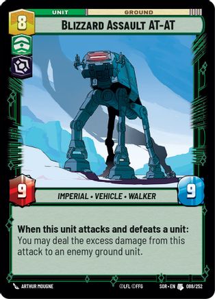 Blizzard Assault AT-AT (088/252) - SOR - Uncommon