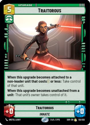 Traitorous (122/252) - SOR - Rare
