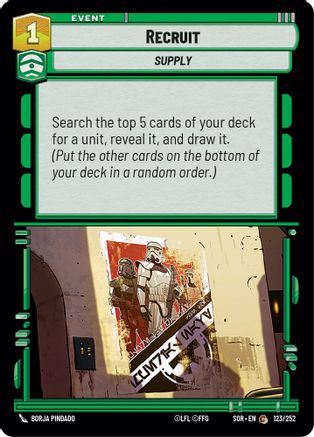 Recruit (123/252) - SOR - Common