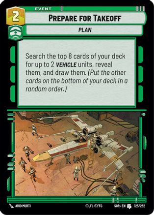 Prepare for Takeoff (125/252) - SOR - Uncommon