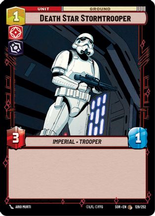 Death Star Stormtrooper (128/252) - SOR - Common