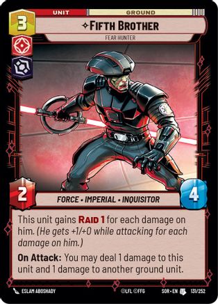 Fifth Brother - Fear Hunter (131/252) - SOR - Uncommon