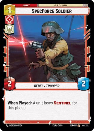 SpecForce Soldier (140/252) - SOR - Common