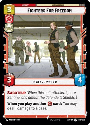 Fighters For Freedom (143/252) - SOR - Uncommon - Foil