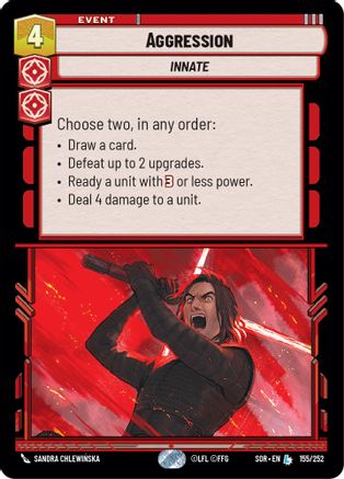 Aggression (155/252) - SOR - Legendary