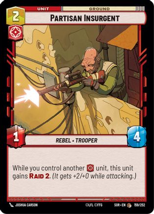 Partisan Insurgent (159/252) - SOR - Common