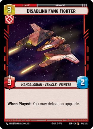 Disabling Fang Fighter (162/252) - SOR - Common