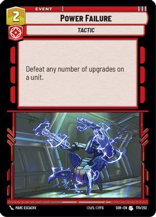 Power Failure (170/252) - SOR - Uncommon