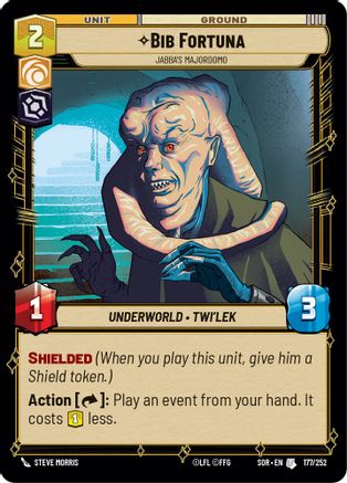 Bib Fortuna - Jabba's Majordomo (177/252) - SOR - Uncommon
