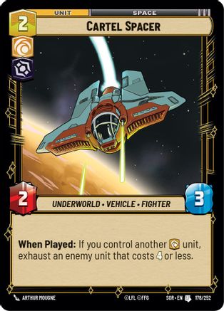 Cartel Spacer (178/252) - SOR - Uncommon