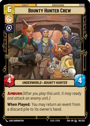 Bounty Hunter Crew (183/252) - SOR - Common