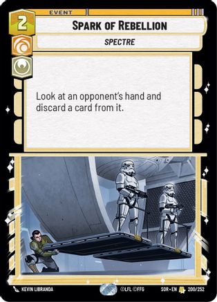 Spark of Rebellion (200/252) - SOR - Rare - Foil