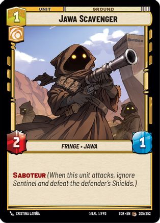 Jawa Scavenger (205/252) - SOR - Common - Foil