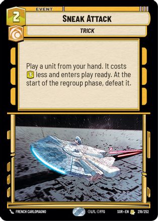 Sneak Attack (219/252) - SOR - Rare