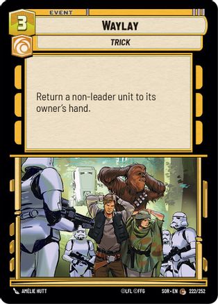 Waylay (222/252) - SOR - Common - Foil