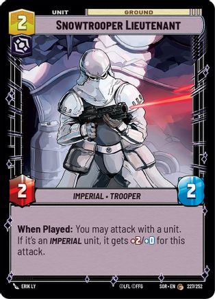 Snowtrooper Lieutenant (227/252) - SOR - Common