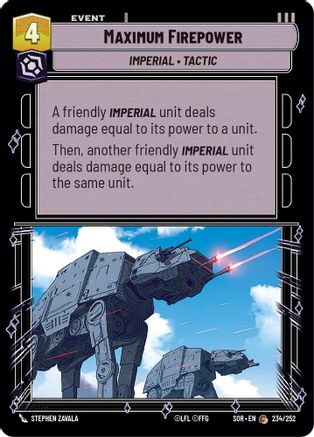 Maximum Firepower (234/252) - SOR - Common
