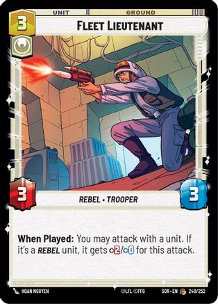 Fleet Lieutenant (240/252) - SOR - Common - Foil