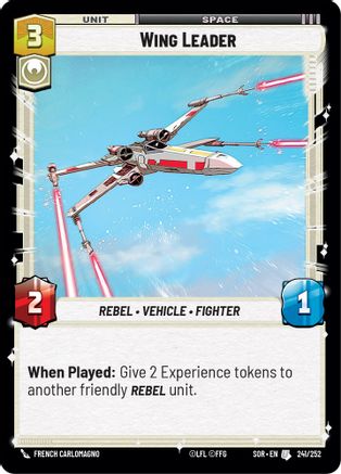 Wing Leader (241/252) - SOR - Uncommon - Foil