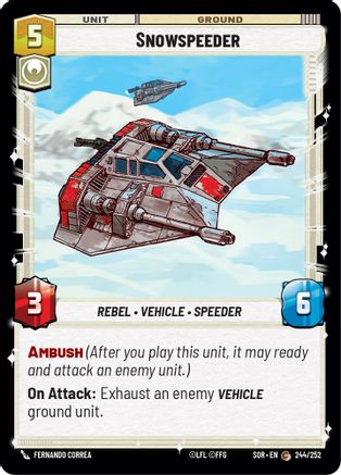 Snowspeeder (244/252) - SOR - Common