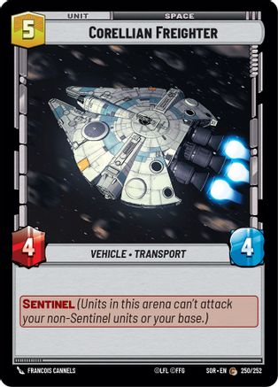 Corellian Freighter (250/252) - SOR - Common