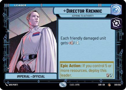 Director Krennic - Aspiring to Authority (001/252) - SOR - Common