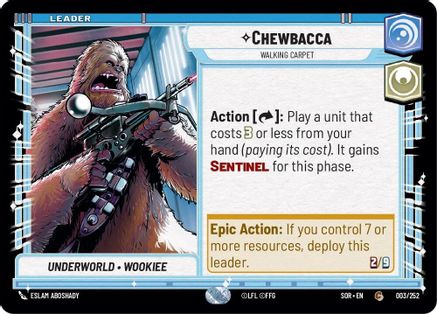 Chewbacca - Walking Carpet (003/252) - SOR - Common