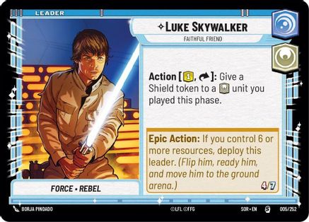 Luke Skywalker - Faithful Friend (005/252) - SOR - Special