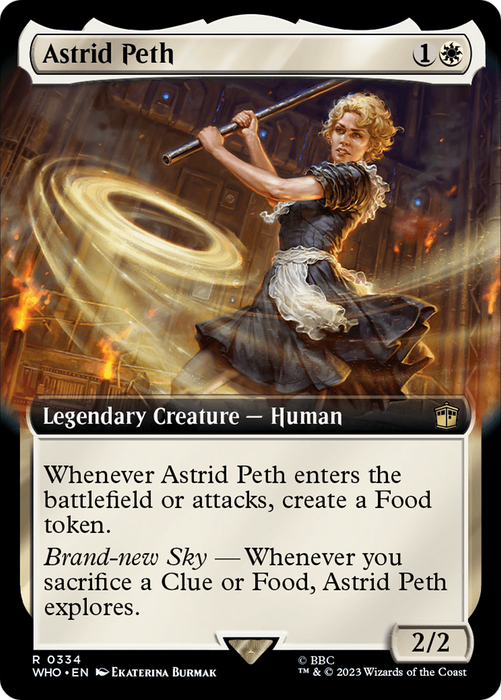 Astrid Peth (WHO-334) - rare: (Extended Art) - Foil
