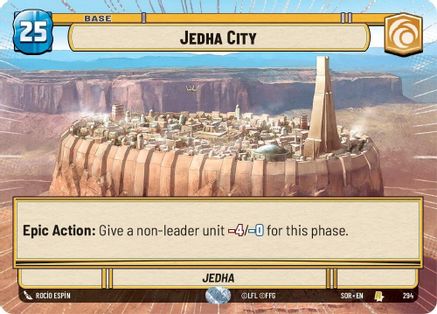 Jedha City (Hyperspace) (294) - SOR - Rare - Foil