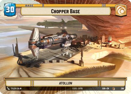 Chopper Base (Hyperspace) (296) - SOR - Common