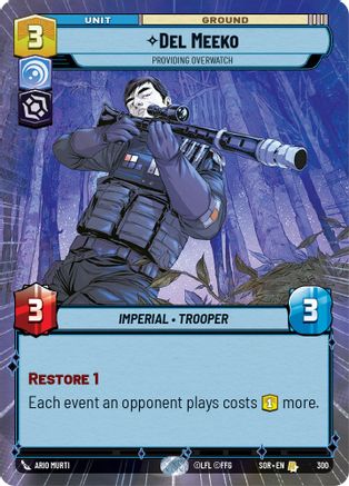 Del Meeko - Providing Overwatch (Hyperspace) (300) - SOR - Rare