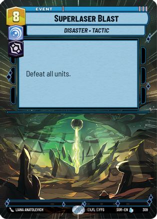 Superlaser Blast (Hyperspace) (309) - SOR - Legendary - Foil