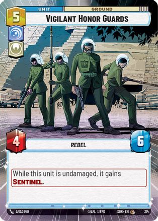 Vigilant Honor Guards (Hyperspace) (314) - SOR - Common - Foil