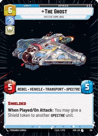 The Ghost - Spectre Home Base (Hyperspace) (316) - SOR - Uncommon - Foil