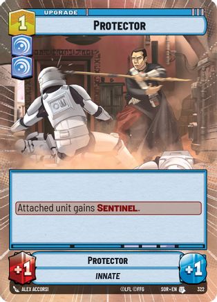 Protector (Hyperspace) (322) - SOR - Uncommon