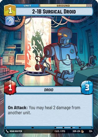 2-1B Surgical Droid (Hyperspace) (324) - SOR - Common - Foil