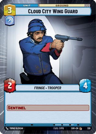 Cloud City Wing Guard (Hyperspace) (328) - SOR - Common
