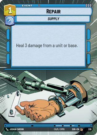 Repair (Hyperspace) (339) - SOR - Common - Foil