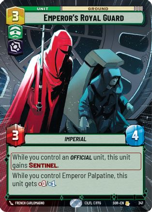 Emperor's Royal Guard (Hyperspace) (347) - SOR - Rare