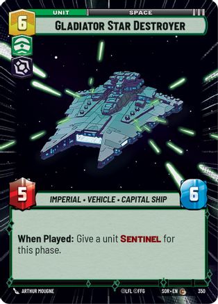 Gladiator Star Destroyer (Hyperspace) (350) - SOR - Common