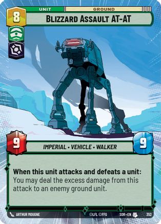 Blizzard Assault AT-AT (Hyperspace) (352) - SOR - Uncommon