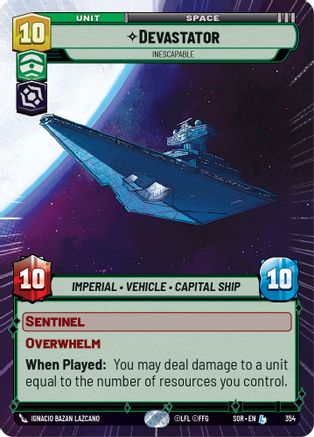 Devastator - Inescapable (Hyperspace) (354) - SOR - Legendary