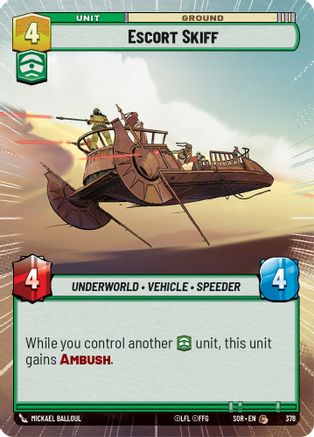 Escort Skiff (Hyperspace) (378) - SOR - Common